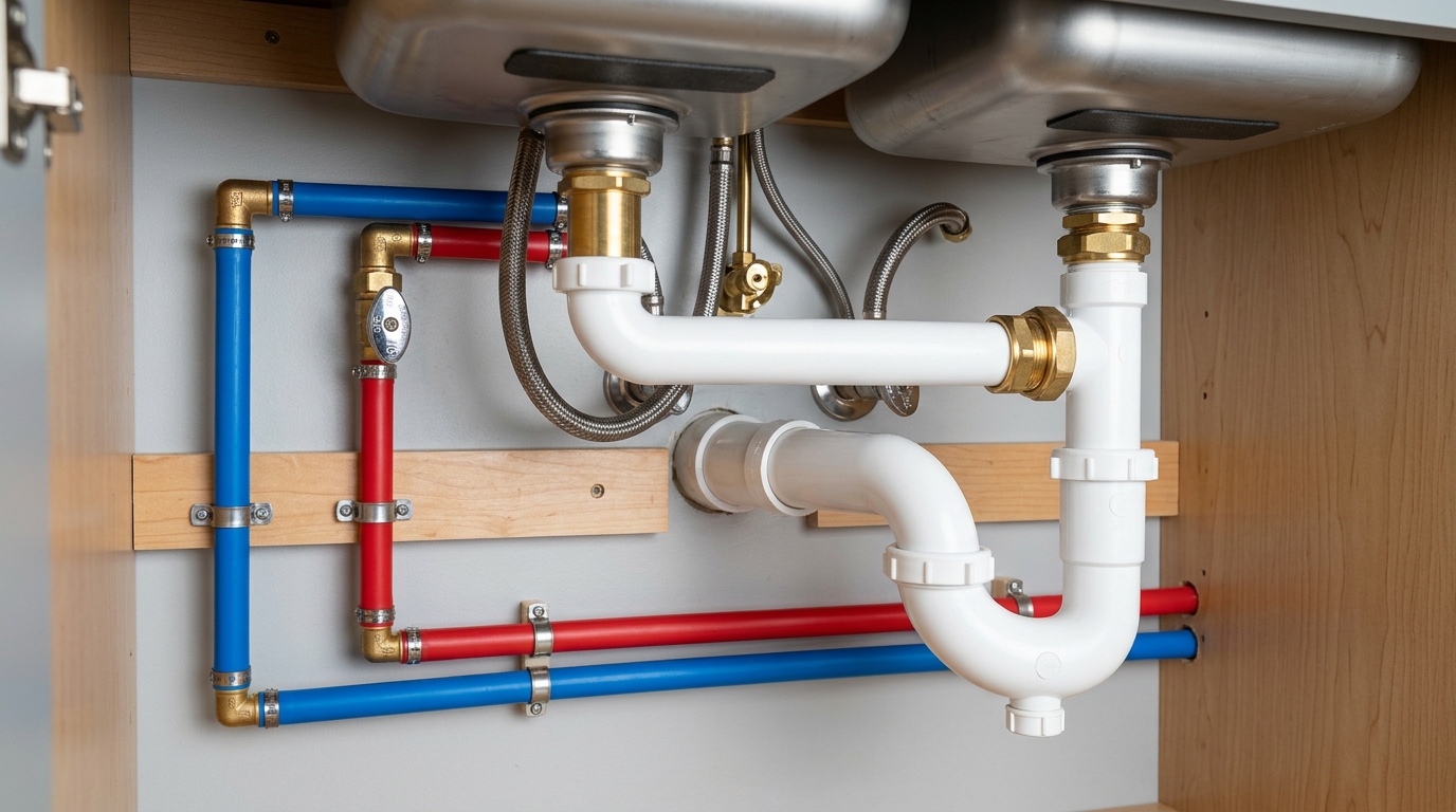 New Pristine PEX Plumbing Installation After Care